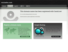 Tablet Screenshot of miriades.com